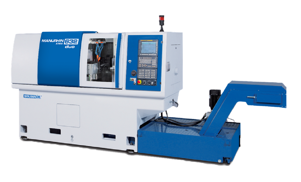 Manurhin K'MX 632 Duo CNC Swiss Type Lathe (8 Axis) 