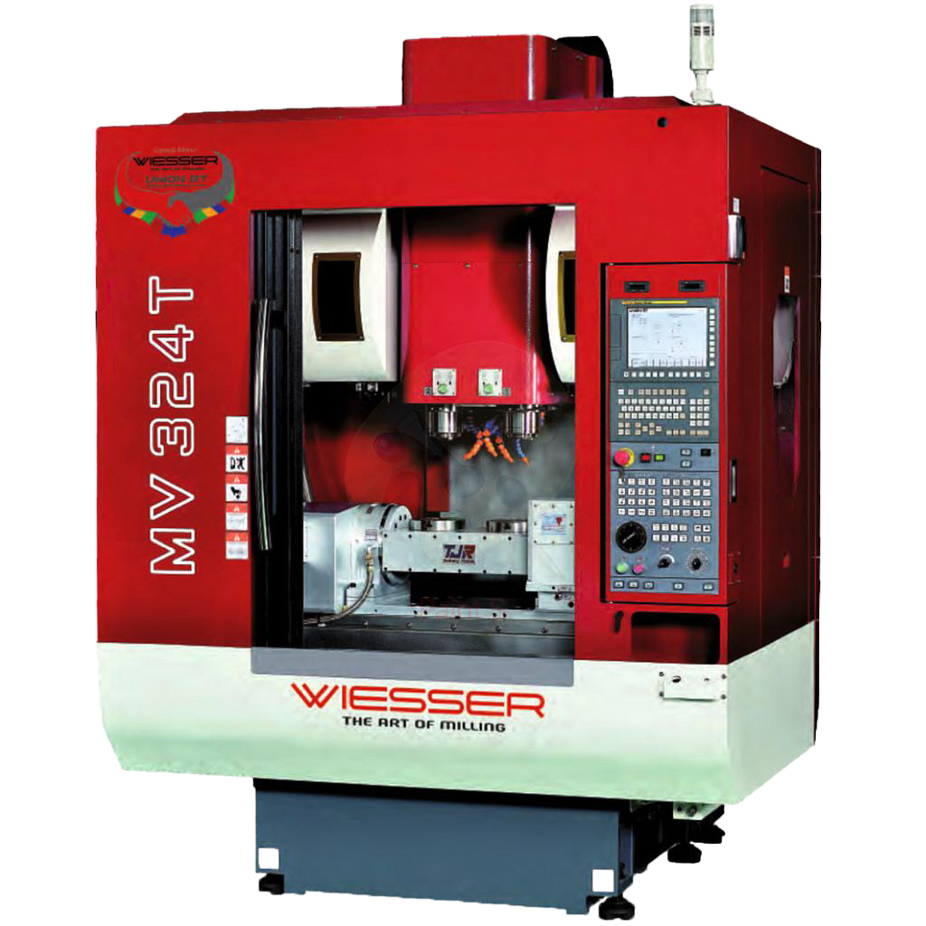 Wiesser MV324T Double Spindle CNC Machining Center